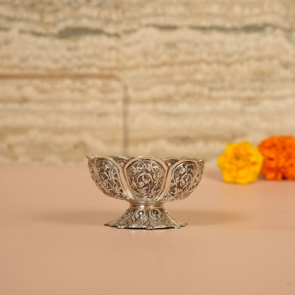 Pure Silver Akhand Jyot / Eternal Lamp