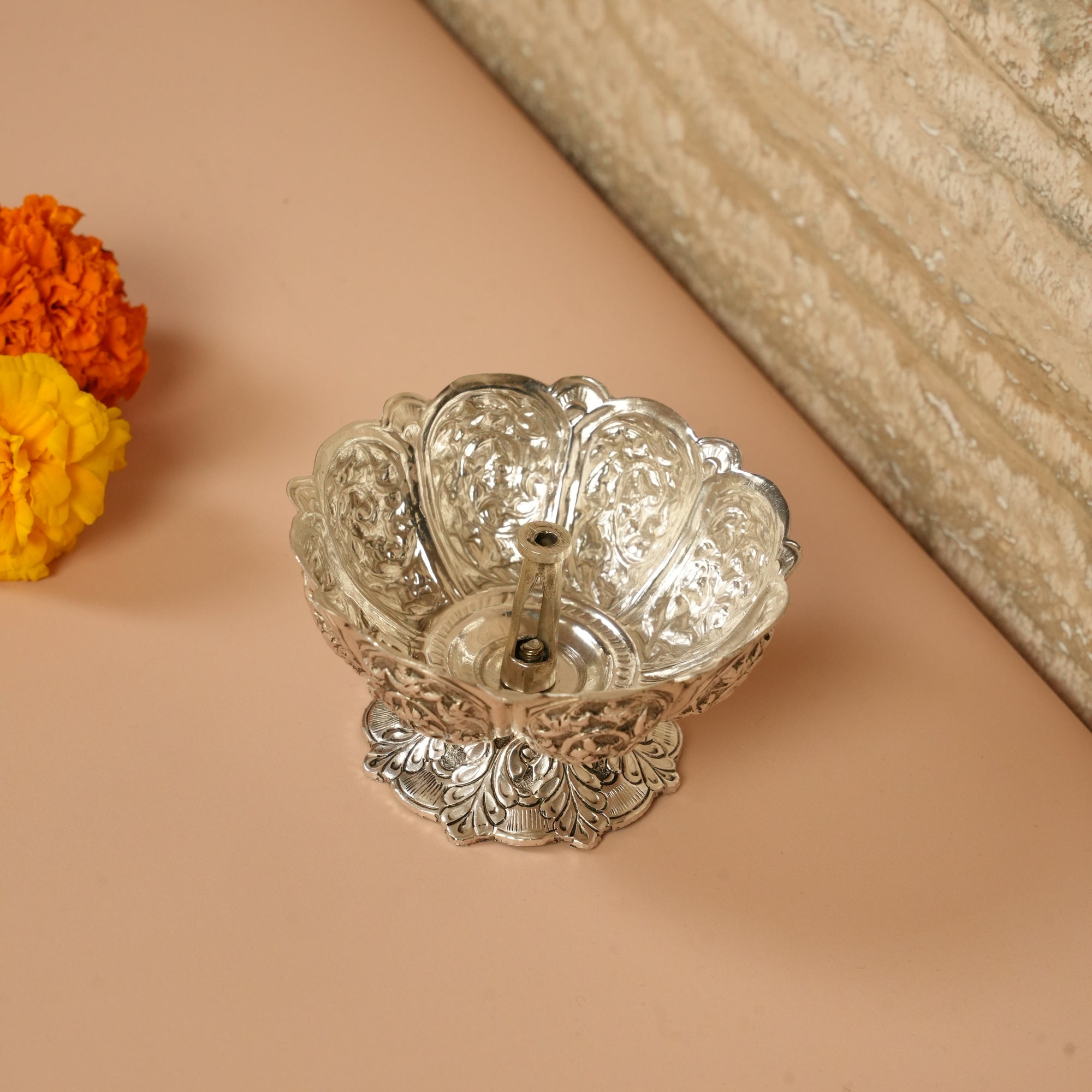 Pure Silver Akhand Jyot / Eternal Lamp