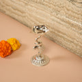 Elephant Design Silver Diya