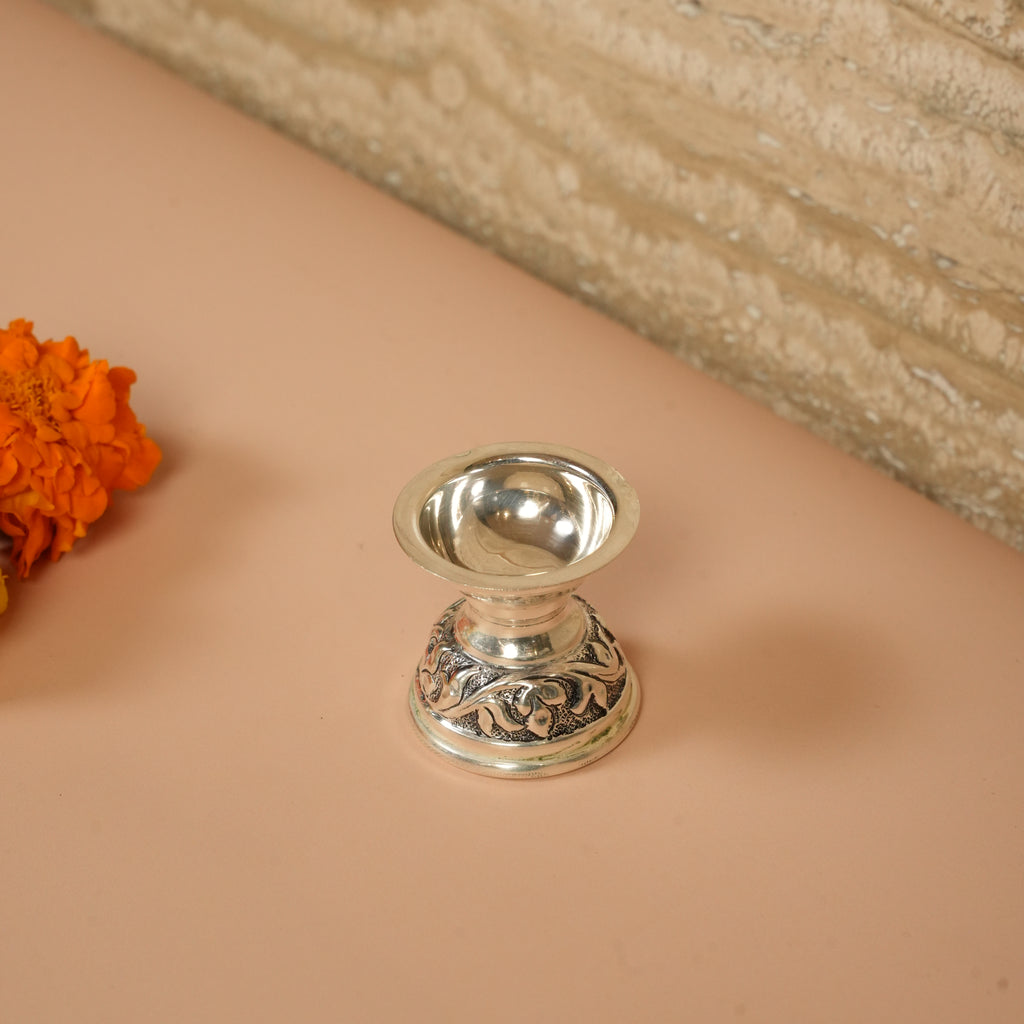 925 Silver Small Diya