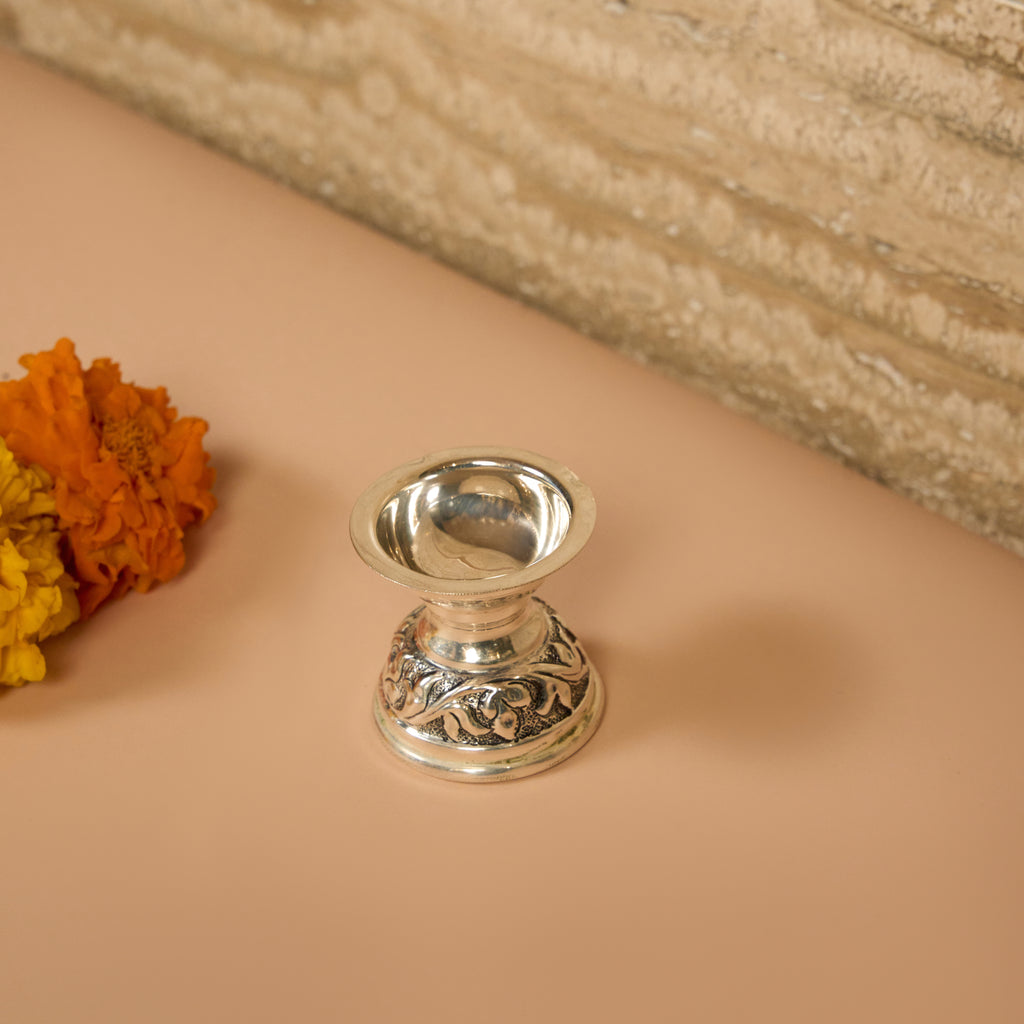 925 Silver Small Diya