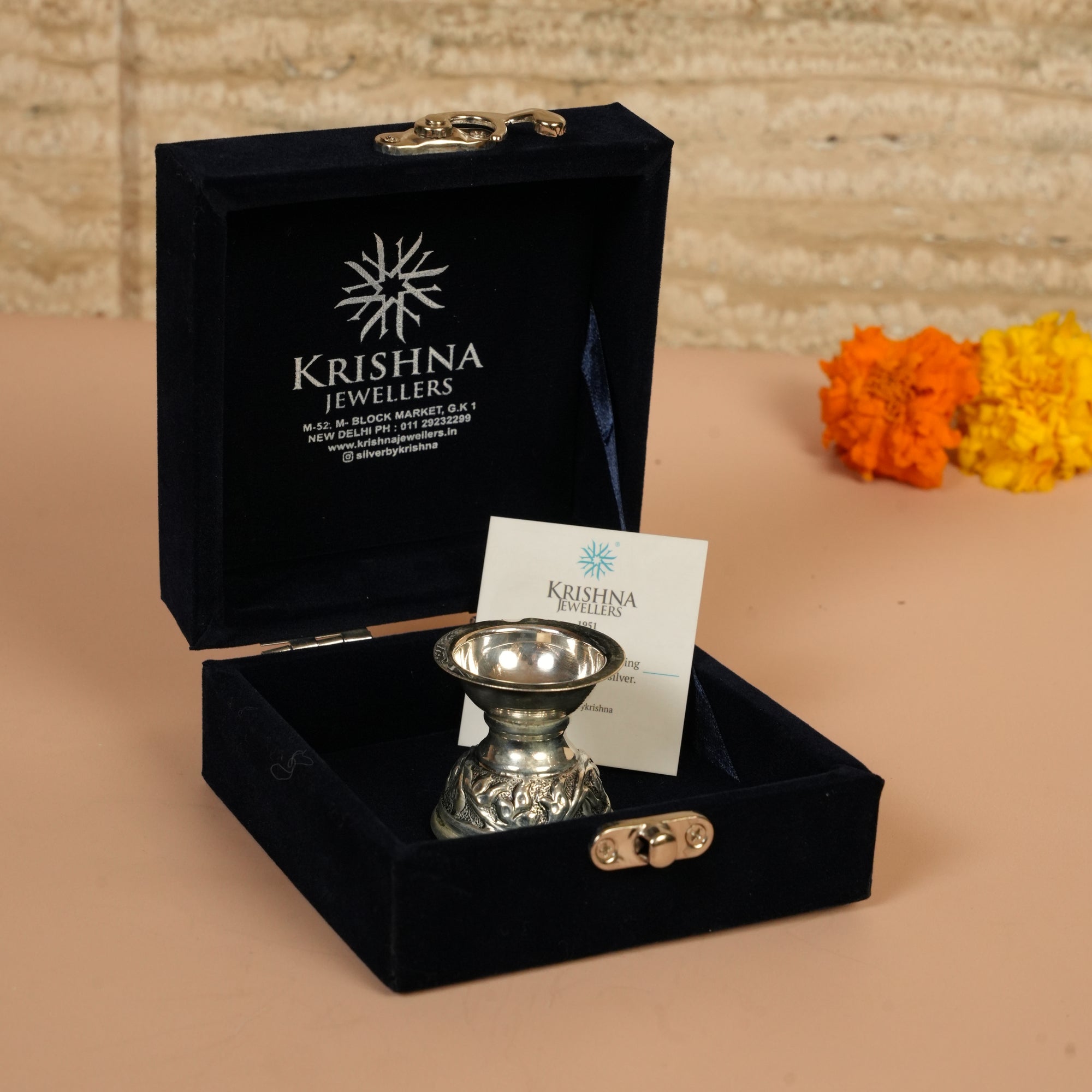 925 Silver Small Diya