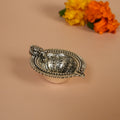 Diya with Lord ganesha symbol