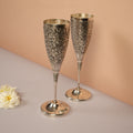 Handcrafted Silver Engraved Goblet
