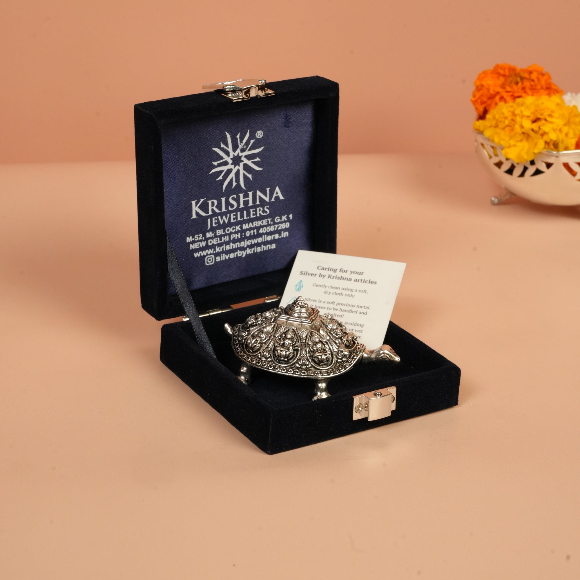 925 Silver Ashtalakshmi Tortoise