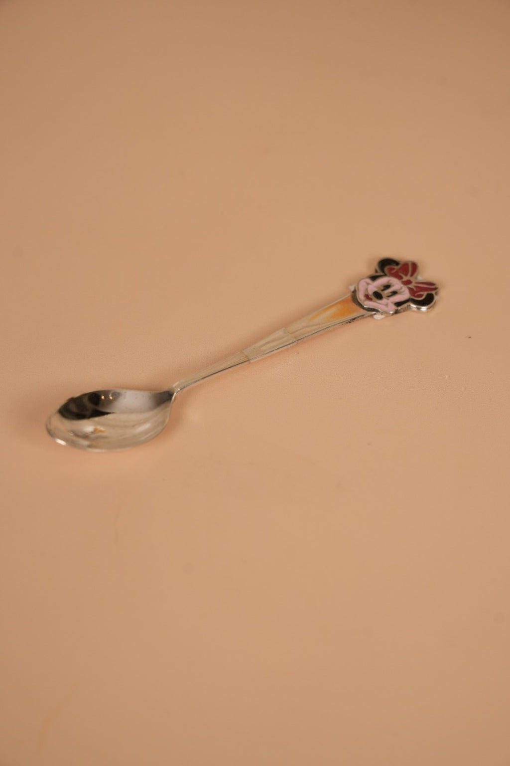 Minnie Alphabet Sterling Silver Kids Dining Set