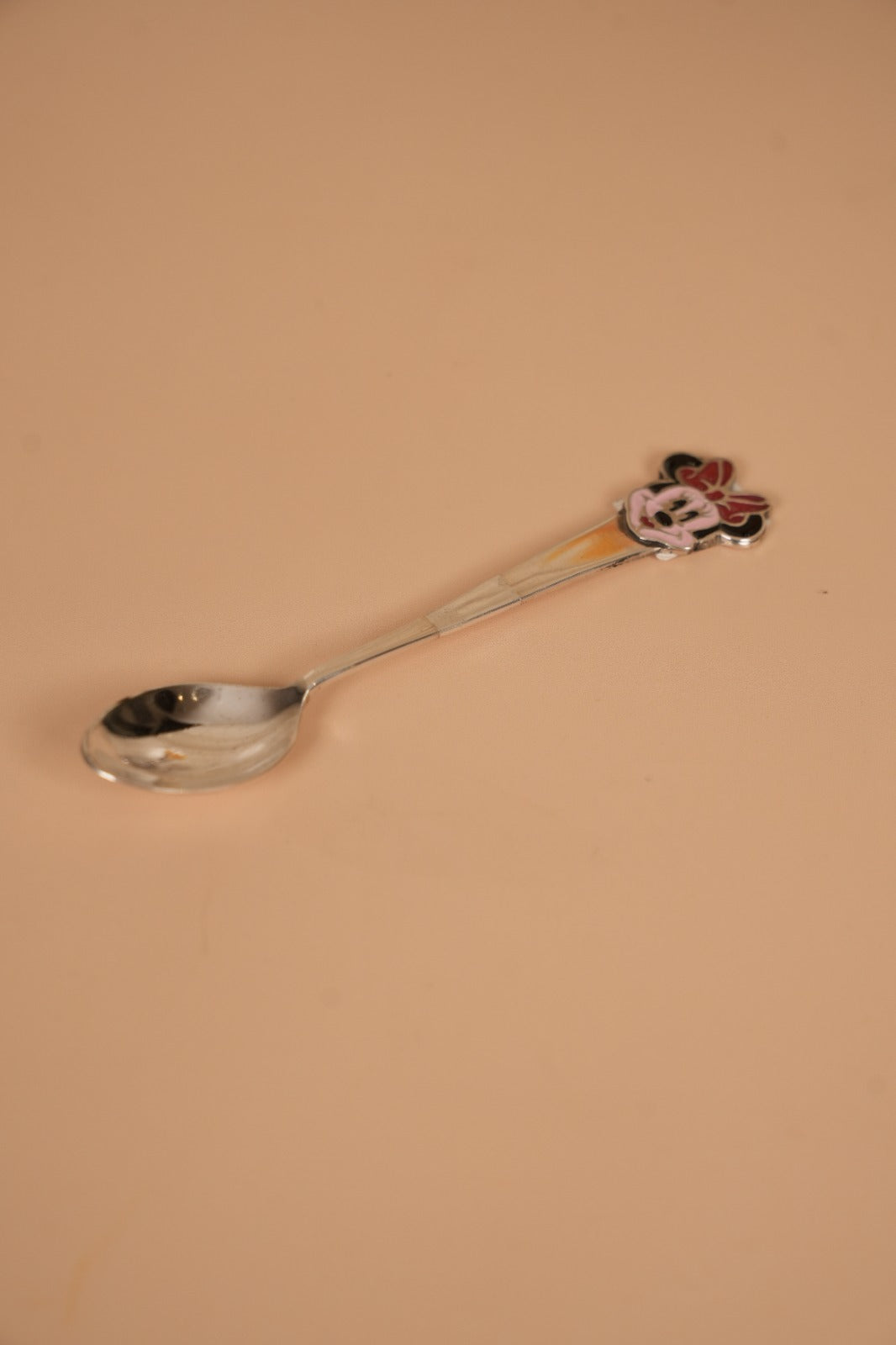 Minnie Alphabet Sterling Silver Kids Dining Set
