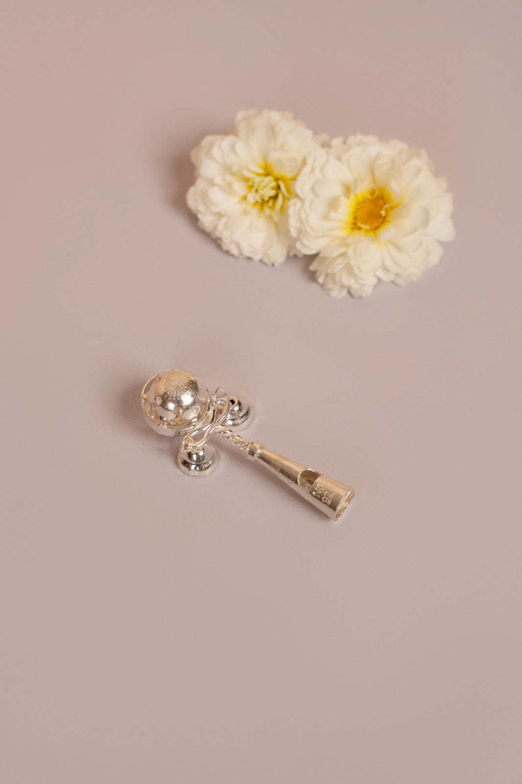 Heritage Sterling Silver Baby Rattle