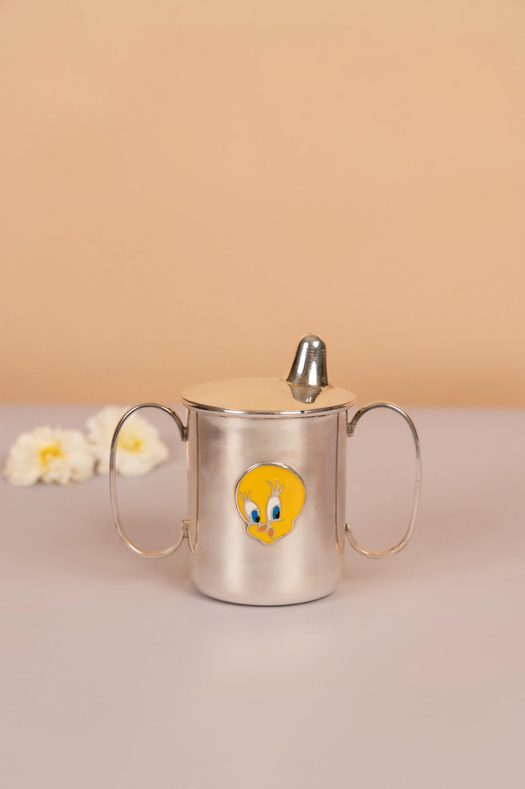 Donald Duck Sterling Silver Baby Sipper