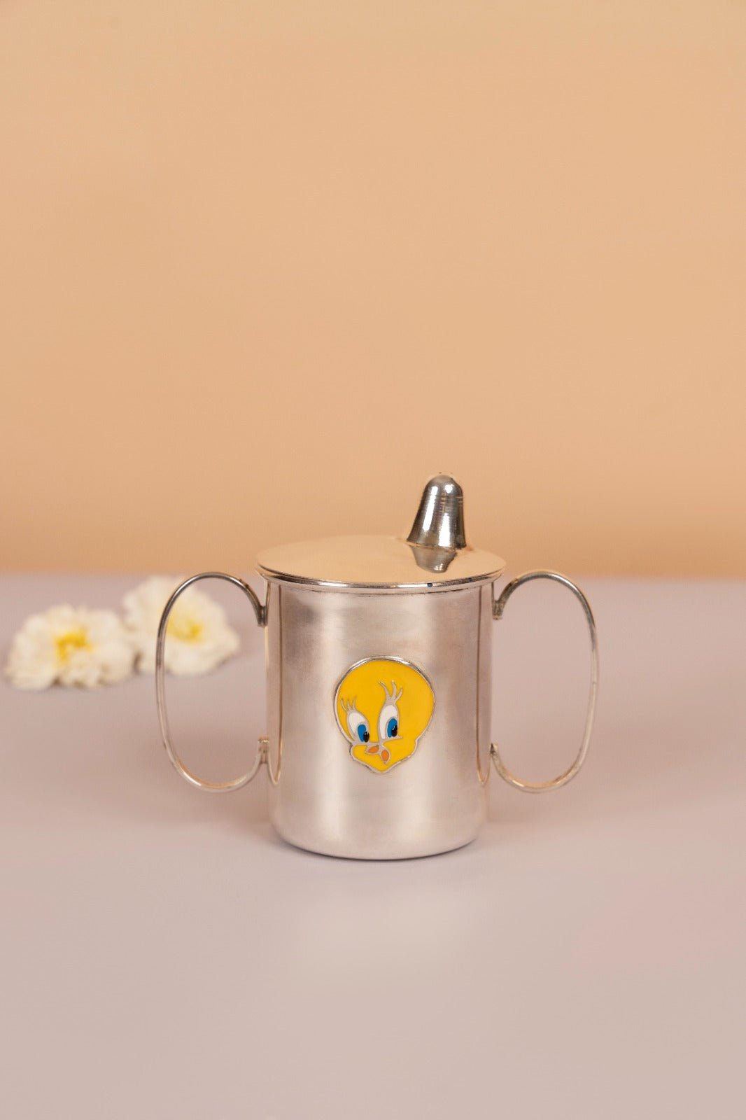Donald Duck Sterling Silver Baby Sipper