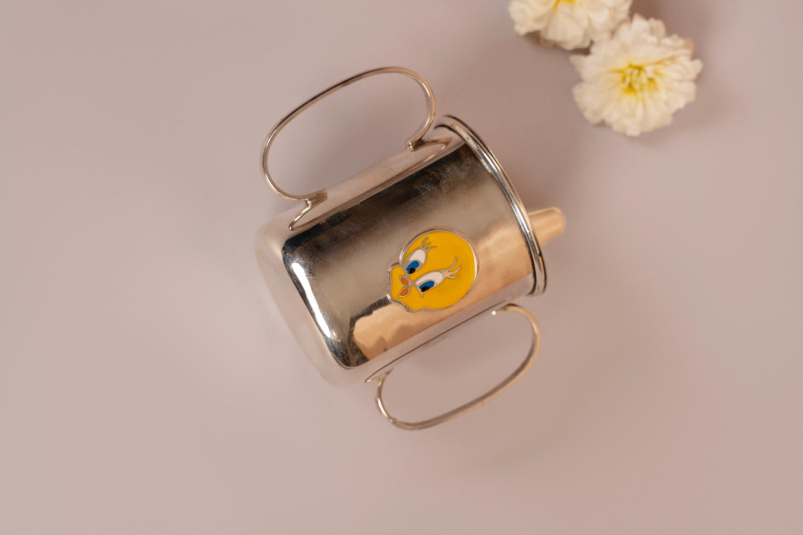 Donald Duck Sterling Silver Baby Sipper